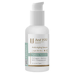 And You Yaşlanma Karşıtı Serum 30 ml – 35-45 Yaş Gece ve Gündüz - 1