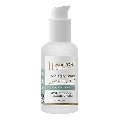 And You Yaşlanma Karşıtı Serum 30 ml - 45-55 Yaş Gece ve Gündüz Bakım - And You