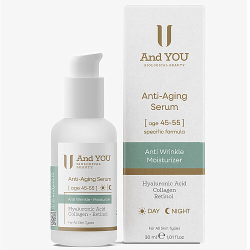And You Yaşlanma Karşıtı Serum 30 ml - 45-55 Yaş Gece ve Gündüz Bakım - And You (1)