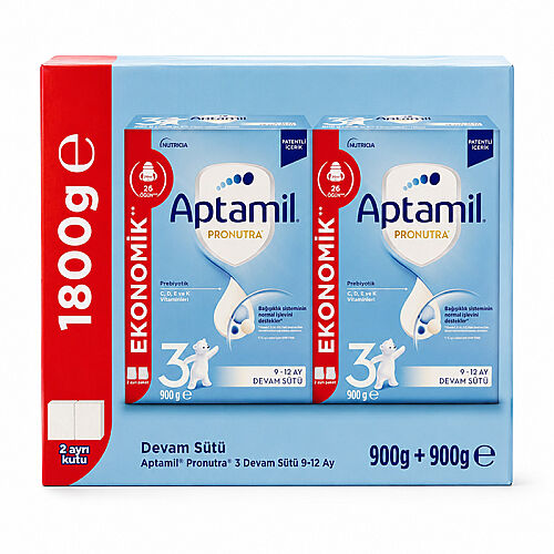 Aptamil Pronutra 3 Devam Sütü 900 gr (2x900 gr) - Nutricia