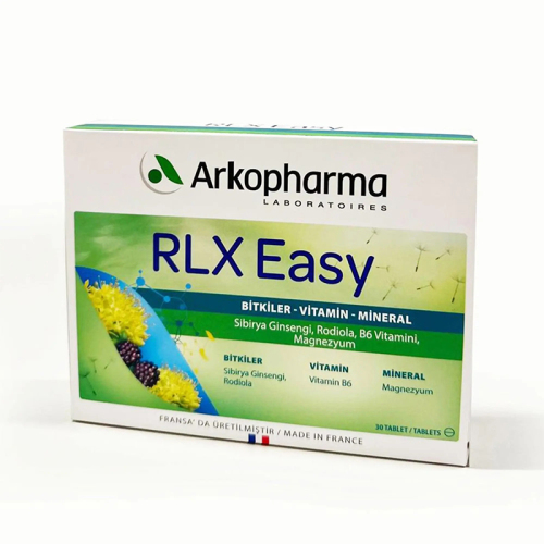 Arkopharma RLX Easy Takviye Edici Gıda 30 Tablet - Arkopharma