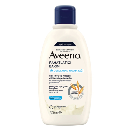 Aveeno Rahatlatıcı Bakım Durlanan Yıkama Yağı 300 ml - Promosyon Ürünü - 1