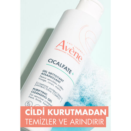 Avene Cicalfate+ Hassas Ciltler İçin Arındırıcı Yüz Temizleme Jeli 200 ml - 5