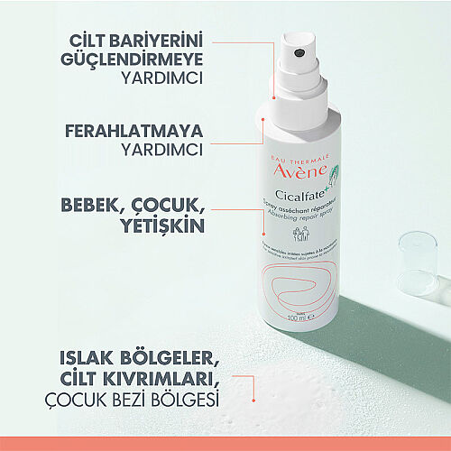 Avene Cicalfate+ Hassas ve Yıpranmış Ciltler için Bakım Spreyi 100 ml - 3