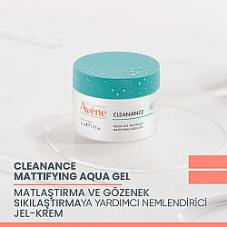 Avene Cleanance Aqua Gel Matlaştırıcı ve Gözenek Sıkılaştırıcı Nemlendirici Jel Krem 50 ml - 3