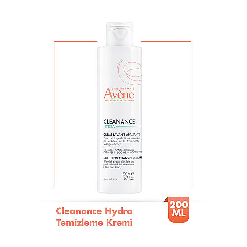 Avene Cleanance Hydra Kurumuş Ciltlere Özel Temizleme Kremi 200 ml - Avene (1)