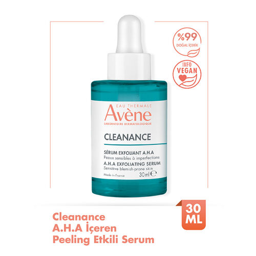 Avene Cleanance Peeling Etkili Laktik Asit ve Süksinik Asit İçeren AHA Serum 30 ml - Avene (1)