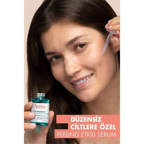 Avene Cleanance Peeling Etkili Laktik Asit ve Süksinik Asit İçeren AHA Serum 30 ml - 5