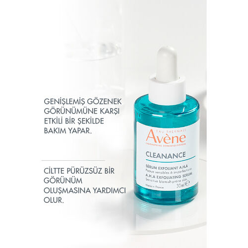 Avene Cleanance Peeling Etkili Laktik Asit ve Süksinik Asit İçeren AHA Serum 30 ml - 6