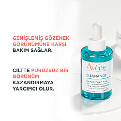 Avene Cleanance Peeling Etkili Laktik Asit ve Süksinik Asit İçeren AHA Serum 30 ml - 4
