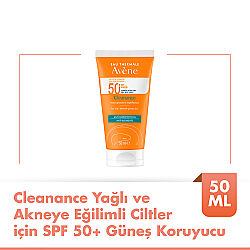 Avene Cleanance SPF 50+ Yağlı ve Akneye Eğilimli Ciltler İçin Güneş Kremi 50 ml - 3