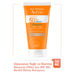 Avene Cleanance SPF 50+ Yağlı ve Akneye Eğilimli Ciltler İçin Renkli Güneş Kremi 50 ml - 2