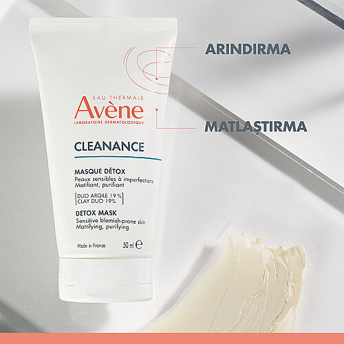 Avene Cleanance Yağlı ve Akneye Eğilimli Ciltler için Matlaştırıcı ve Arındırıcı Kil Maskesi 50 ml - 3