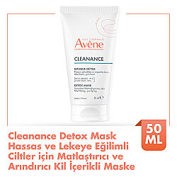 Avene Cleanance Yağlı ve Akneye Eğilimli Ciltler için Matlaştırıcı ve Arındırıcı Kil Maskesi 50 ml - 2
