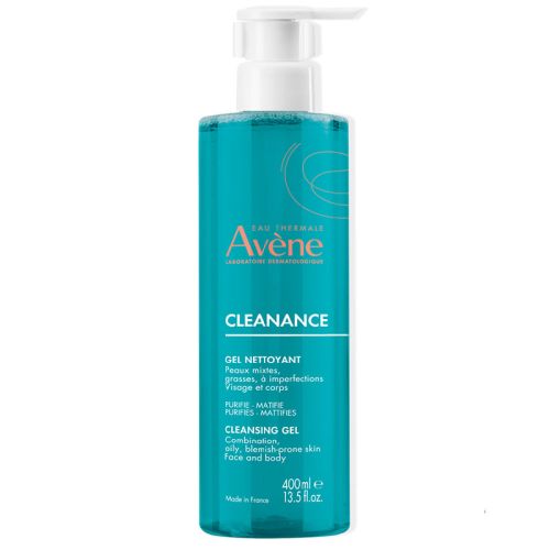 Avene Cleanance Yağlı ve Akneye Eğilimli Ciltler için Matlaştırıcı Yüz Temizleme Jeli 400 ml - Avene