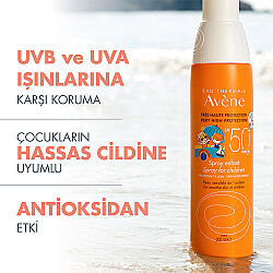 Avene Çocuk Sprey Güneş Kremi SPF 50+ 200 ml - 3