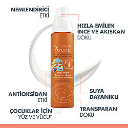Avene Çocuk Sprey Güneş Kremi SPF 50+ 200 ml - 4