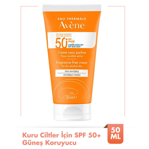Avene Cream SPF 50+ Kuru Ciltler için Güneş Kremi 50 ml - Avene (1)