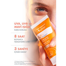 Avene Cream SPF 50+ Kuru Ciltler için Renkli Güneş Kremi 50 ml - 5