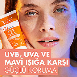 Avene Cream SPF 50+ Kuru Ciltler için Renkli Güneş Kremi 50 ml - 4