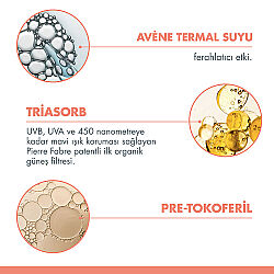 Avene Cream SPF 50+ Kuru Ciltler için Renkli Güneş Kremi 50 ml - 5