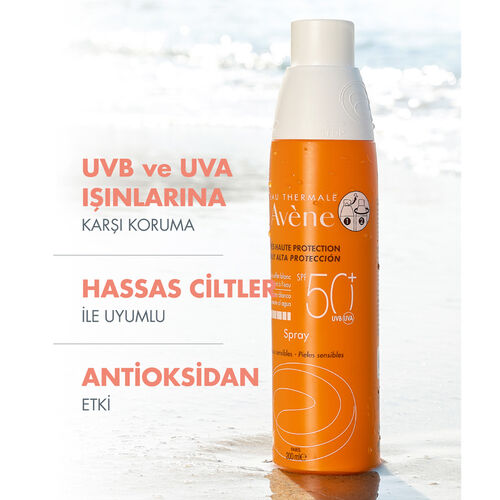 Avene Güneşten Koruyucu Vücut Spreyi SPF 50+ 200 ml - 4
