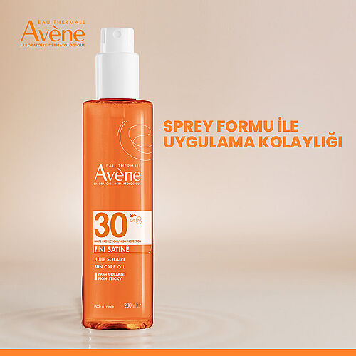 Avene Hassas Ciltler için Bronzlaştırıcı Etkili Sprey Güneş Yağı SPF30 200 ml - 4