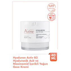 Avene Hyaluron Activ B3 Hyaluronik Asit ve Niasinamid Gece Kremi 40 ml - 2