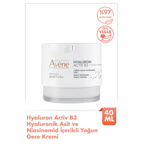Avene Hyaluron Activ B3 Hyaluronik Asit ve Niasinamid Gece Kremi 40 ml - Avene (1)