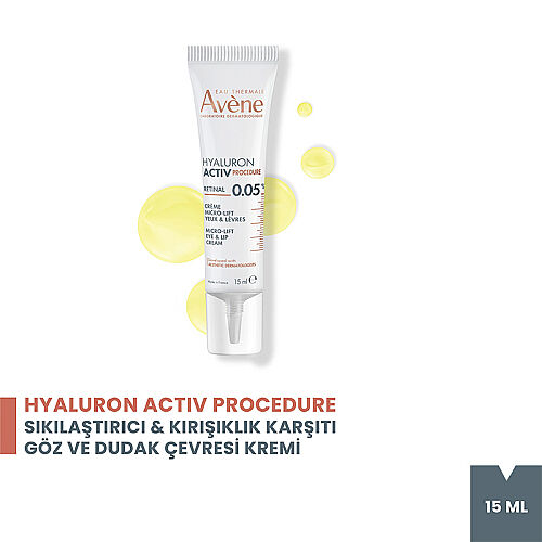 Avene Hyaluron Activ Procedure Retinal Niasinamid Hyalüronik Asit Göz ve Dudak Kremi 15 ml - Avene (1)