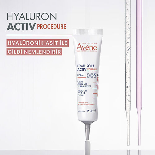 Avene Hyaluron Activ Procedure Retinal Niasinamid Hyalüronik Asit Göz ve Dudak Kremi 15 ml - 5