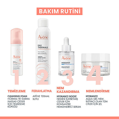 Avene Hydrance Aqua Gel Nemini Kaybetmiş Ciltler için Yoğun Nemlendirici Jel Krem 50 ml - 8