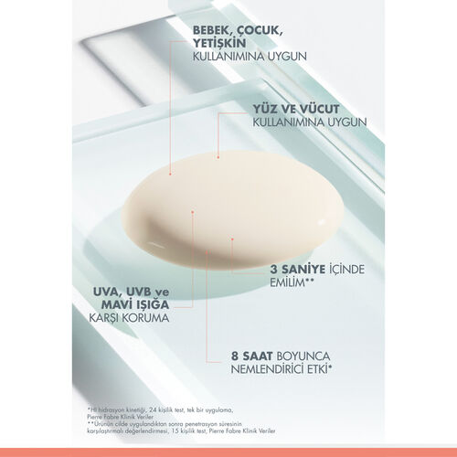 Avene Intense Protect SPF 50+ Bebek, Çocuk ve Yetişkinler için Yüksek Korumalı Güneş Kremi 150 ml - 3