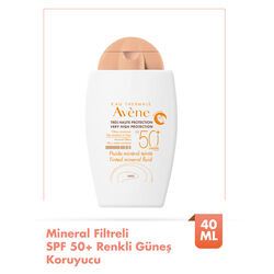 Avene Mineral Fluid SPF 50+ Hassas Ciltler için Ultra Hafif Renkli Güneş Kremi 40 ml - 2