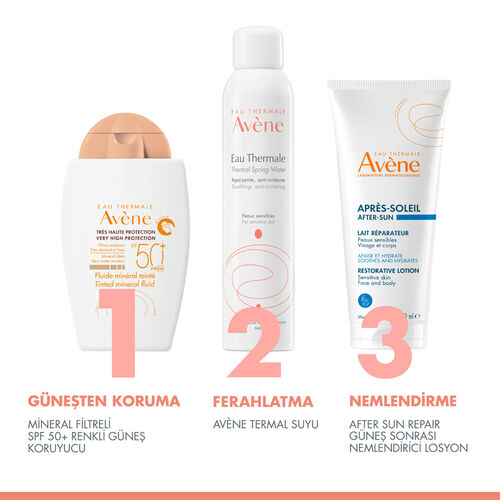 Avene Mineral Fluid SPF 50+ Hassas Ciltler için Ultra Hafif Renkli Güneş Kremi 40 ml - 6