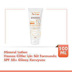 Avene Mineral Lotion Hassas Ciltler için SPF 50+ Süt Formunda Güneş Kremi 100 ml - 2
