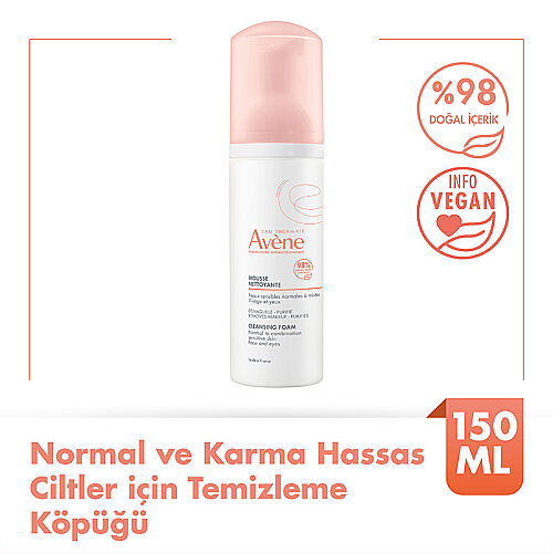 Avene Mousse Nettoyante Cilt Temizleme Köpüğü 2x150ml SET - Avene (1)