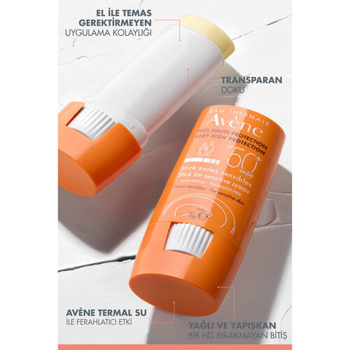 Avene SPF 50+ Hassas Bölgeler İçin Stick Güneş Kremi 8 gr - 3