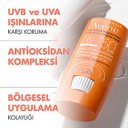 Avene SPF 50+ Hassas Bölgeler İçin Stick Güneş Kremi 8 gr - 6