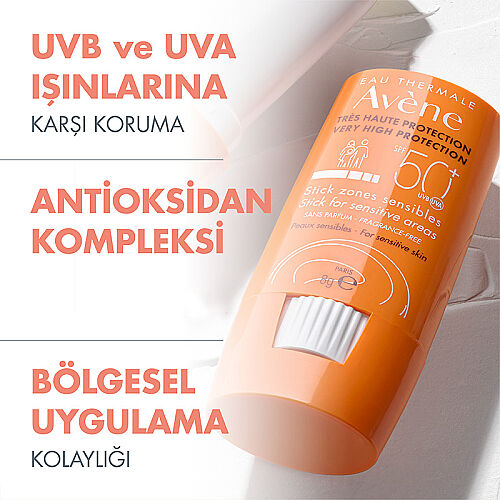 Avene SPF 50+ Hassas Bölgeler İçin Stick Güneş Kremi 8 gr - 6