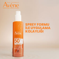 Avene Spf 50 Sun Care Hassas Ciltler İçin Güneş Spreyi 200 ml - 6