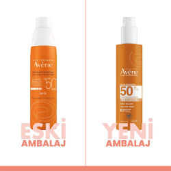 Avene Spf 50 Sun Care Hassas Ciltler İçin Güneş Spreyi 200 ml - 8
