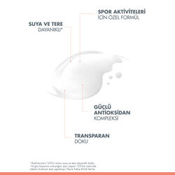 Avene Sport Fluid SPF 50+ Spor Yapanlar için Suya ve Tere Dayanıklı Güneş Kremi 100 ml - 3