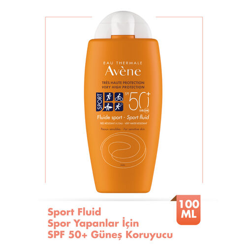 Avene Sport Fluid SPF 50+ Spor Yapanlar için Suya ve Tere Dayanıklı Güneş Kremi 100 ml - 2