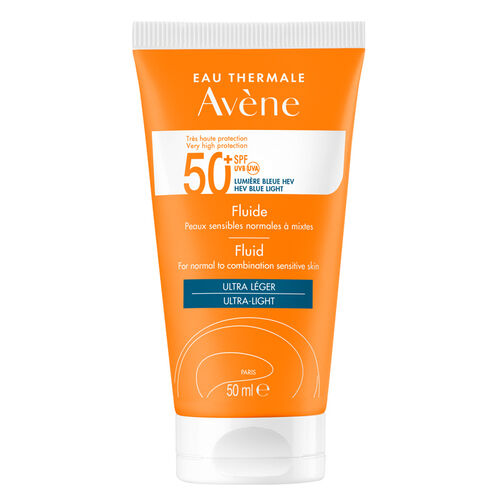Avene Ultra Fluid Invisible Normal ve Karma Ciltler İçin SPF 50+ Güneş Kremi 50 ml - Avene
