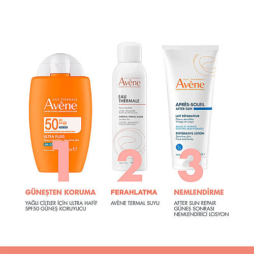 Avene Ultra Fluid Oil Control SPF 50+ Yağlı Ciltler için Güneş Kremi 50 ml - 5