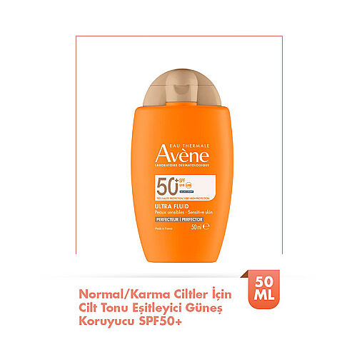 Avene Ultra Fluid Perfector SPF50+ Cilt Tonu Eşitleyici Renkli Güneş Kremi 50 ml - Avene (1)