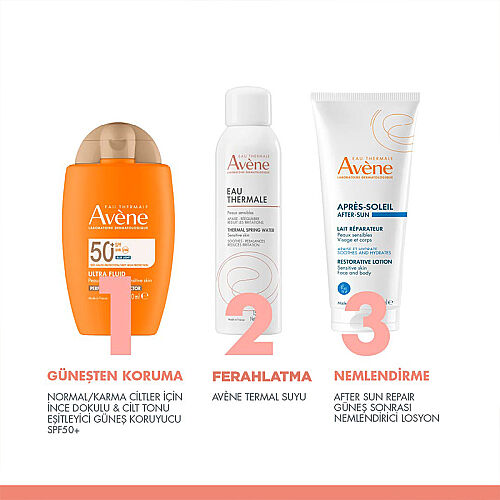 Avene Ultra Fluid Perfector SPF50+ Cilt Tonu Eşitleyici Renkli Güneş Kremi 50 ml - 7