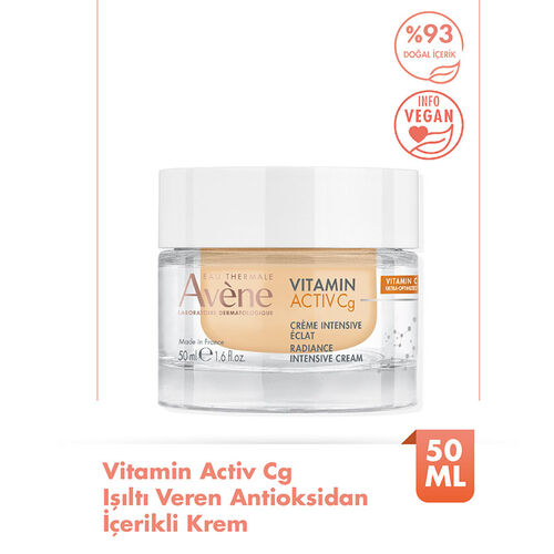 Avene Vitamin Activ Cg C Vitamini ve Niasinamid Antioksidan Etkili Yüz Bakım Kremi 50 ml - Avene (1)