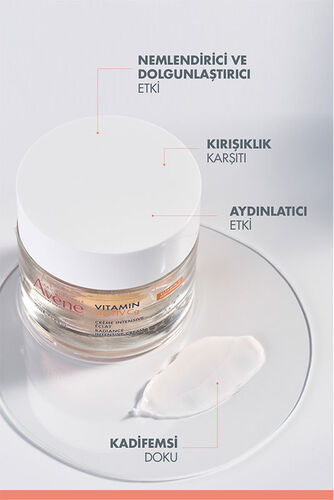 Avene Vitamin Activ Cg C Vitamini ve Niasinamid Antioksidan Etkili Yüz Bakım Kremi 50 ml - 5